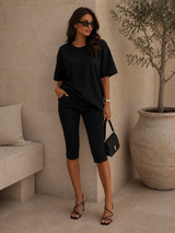 Pantacourt Capri Noir ( C )