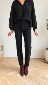 Jeans Droit Noir