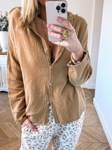 Chemise Zelia Camel (C)