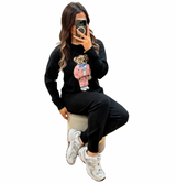 Ensemble Teddy (Pull + Pantalon) Noir