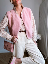 Gilet Mouton Rose