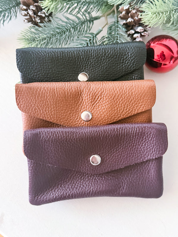 Porte-monnaie Cuir( 3 coloris)