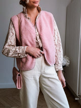 Gilet Mouton Rose