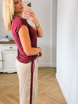 T-shirt Kamala Bordeaux (C)
