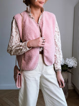 Gilet Mouton Rose