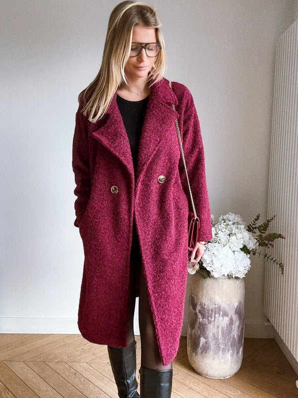 Manteau Lucia Bordeaux