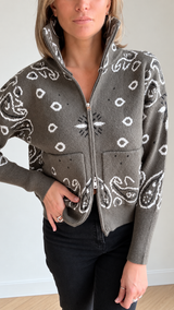 Gilet Bandana Kaki