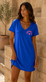 Robe Courte Iconic Bleu  ( C )