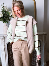 Gilet Léonille Beige