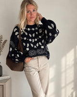 Pull Nolwen Bleu marine