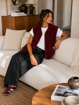 Gilet Katty Bordeaux (C)
