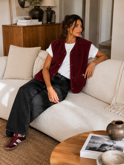 Gilet Katty Bordeaux (C)