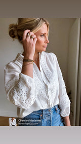 Chemise Mia Blanche🤎