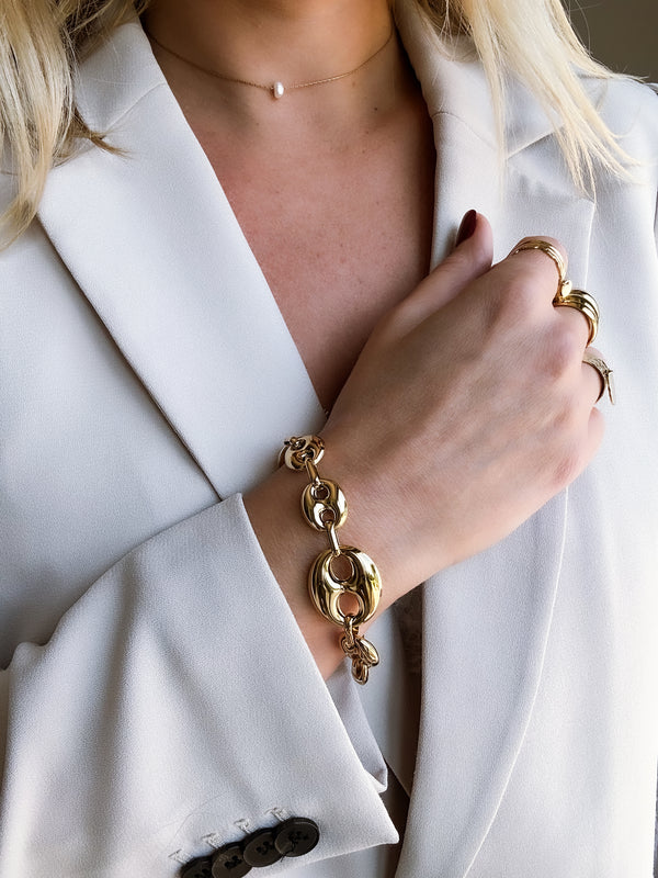 Bracelet Coquille Or