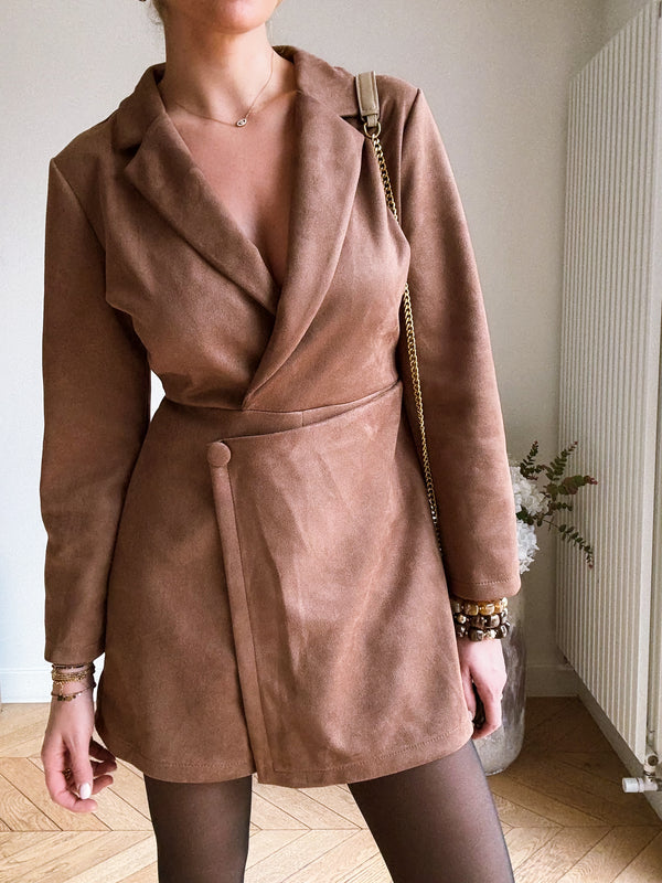 Combi-short-Jupe Zelie Camel🤎