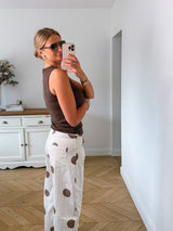 Débardeur Chloé Marron (Pré-commande 7 Jours)