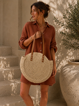 Sac Paille Calista (3 Coloris)