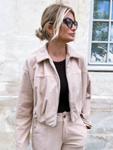 Bombers Cloé Beige