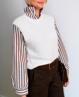 Pull sans manches Sugar Blanc