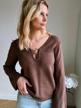 Pull Perrine Marron
