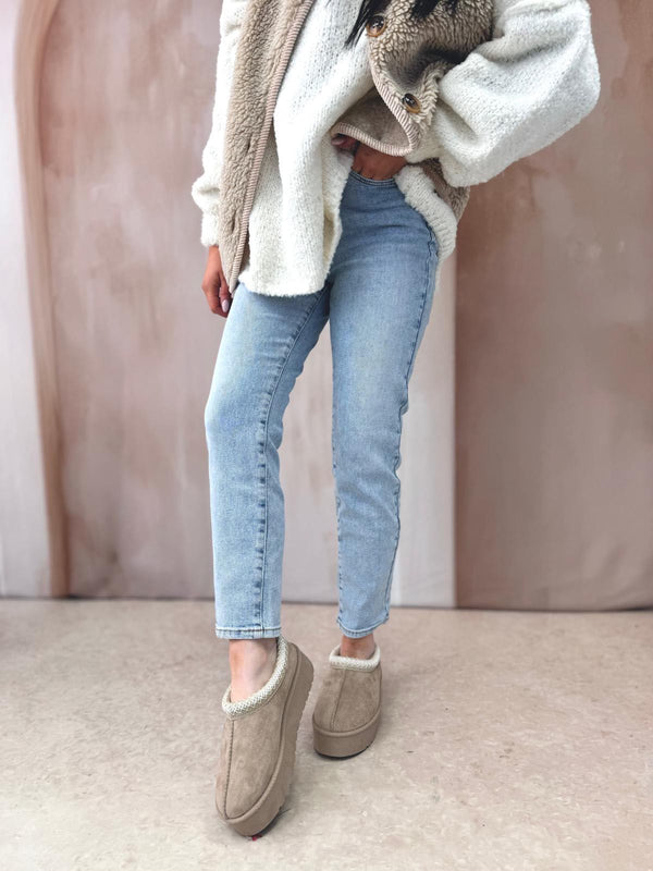 Jeans Mum Emily Light Blue (3 longueurs de jambe)