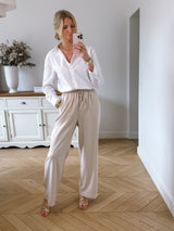 Pantalon Lee Beige (2 Longueurs de Jambes)