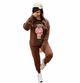 Ensemble Teddy (Pull + Pantalon) Marron 🤎