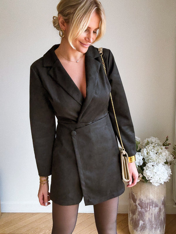 Combi-short-Jupe  Zelie Noire