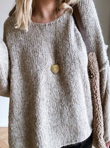 Pull Aimé Beige
