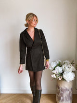 Combi-short-Jupe  Zelie Noire