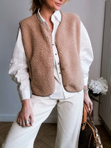 Gilet Mouton Camel