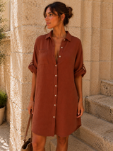 Robe Gaze de Coton Cappuccino (C)