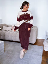 Pantalon Barrel Velours🤎