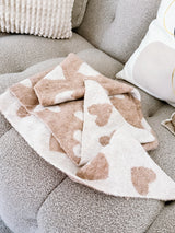 Écharpe Love Beige Réversible