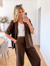 Veste Bosella Marron (Pré Commande 7 jours)