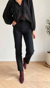 Jeans Droit Noir