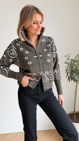 Gilet Bandana Kaki