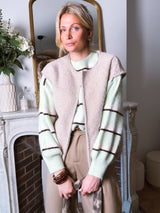 Gilet Léonille Beige