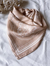 Foulard bandana Beige
