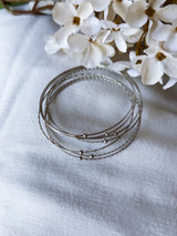 Bracelets semainier Gladys Argent