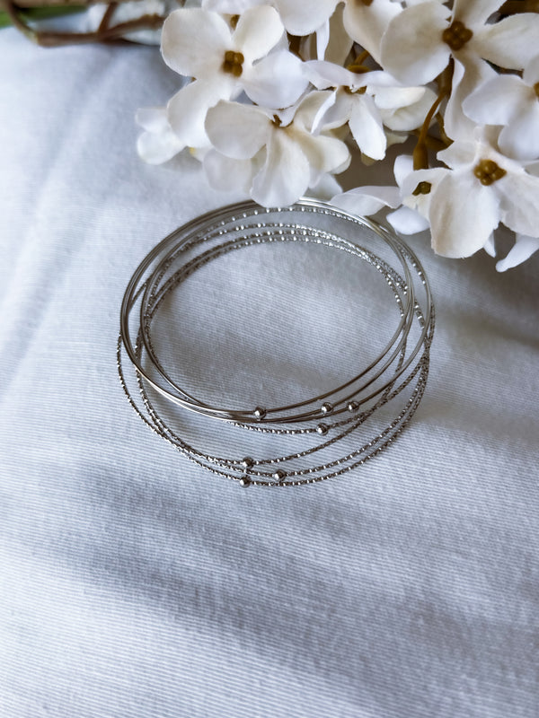 Bracelets semainier Gladys Argent