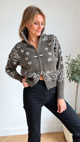 Gilet Bandana Kaki