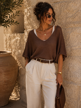 Pull Halo Marron (C)