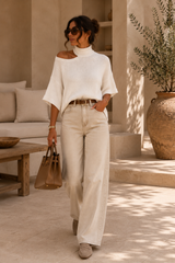 Jeans Wide Praline (C)