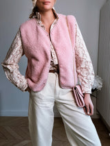 Gilet Mouton Rose