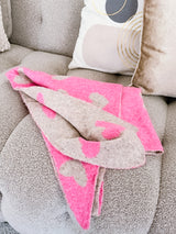 Écharpe Love Rose Réversible