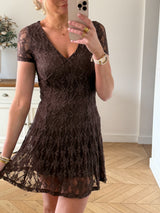 Robe Albina Marron ( C )