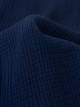 Robe Gaze de Coton Bleu marine ( C )