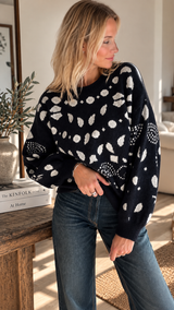 Pull Nolwen Bleu marine