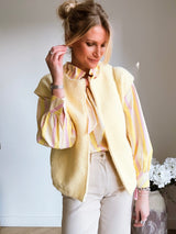 Gilet Léonille Jaune